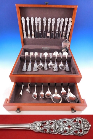Valdres by Marthinsen Norway 830 Silver Flatware Set Service 67 pieces